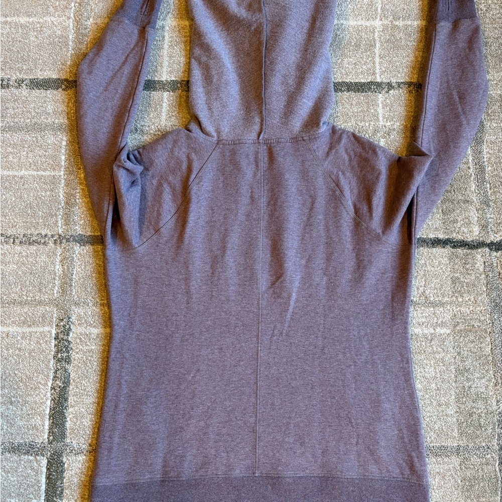L.L.Bean Soft Cozy Funnel Neck Pullover Hoodie in Heather Purple Size XL layer - Picture 9 of 10